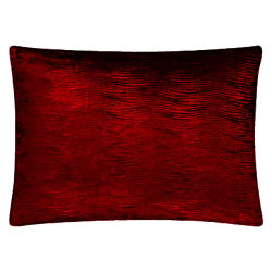 Harlequin Arkona Velvet Cushion Cranberry